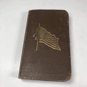 Vintage 4.5" Holman Edition New Testament 48 State Flag Copyright 1900 Bible HC - Picture 1 of 12