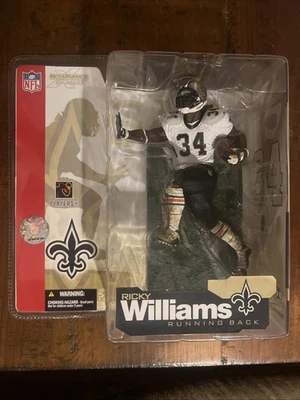 Figura McFarland NFL 2002 Ricky Williams Saints Jersey Miami Socks Variante Foto 1 de 4