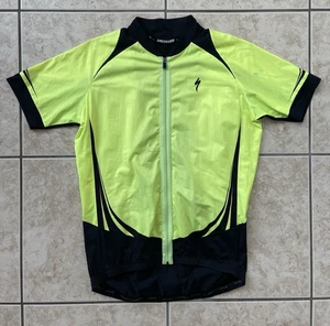 Specialized Men’s Short Sleeve Cycling Full Zip Neon XL Racing Jersey Team Club - Picture 1 of 24