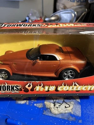 Motorworks Chrysler Howler Concept Car Diecast Model 1:18 Orange/Rust 73100 RARE - Image 1 of 4
