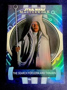 2024 Star Wars Masterworks #JA-12 VIAGGIO DI AHSOKA RAINBOW FOIL #d 164/299 - Foto 1 di 2