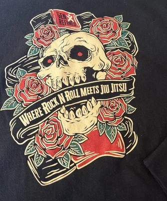 Sudadera Champion Jiu Jitsu Calavera Esqueleto L Negra Rock N Roll Gen Refinada Foto 1 de 4