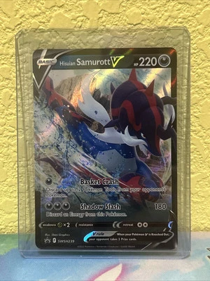 Hisuian Samurott V SWSH239 SWSH: Sword & Shield Promo Cards Holo - Image 1 of 2