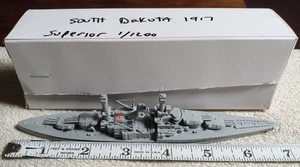 Superior 1/1200 WW1 USS South Dakota Battleship 1917 Fit Waterline bemalt schön - Bild 1 von 5