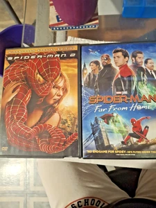 spiderman far from home & spider man 2 special edition #1 disc is very good dvd - Picture 1 of 11
