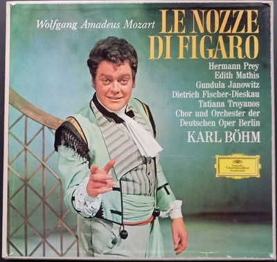 Mozart - Le Nozze Di Figaro, BÖHM, PREY, DIESKAU, 4 LP Box, DGG Tulip, STEREO - Bild 1 von 4