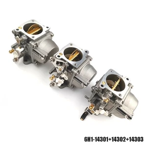 3pcs Carburetor for Yamaha 75 80 90 HP 6H1-14301 14302 14303 for Fuel System - Bild 1 von 10