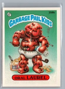 1987 Series 7 GPK Garbage Pail Kids Sticker OS7 Oral LAUREL #258b – Sticker – NM - Picture 1 of 5