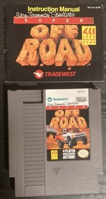 Ivan Stewart's Super Off Road, Nintendo NES Carrito y Manual Aut&eacute;ntico Probado Funciona