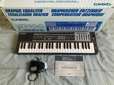 Casio Casiotone MT-100 электронный музыкальный инструмент клавиатуры графический эквалайзер - Изображение 1 из 4