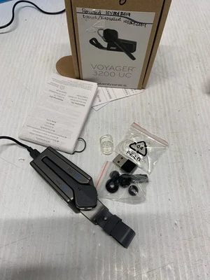 Auriculares Bluetooth PLANTRONICS Voyager 3200 Negro Diamante/Cargador/Accesorios/Caja Foto 1 de 4
