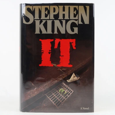 It by Stephen King (Viking, 1986) Price of "$22.95" Vintage Hardcover Horror Foto 1 de 4