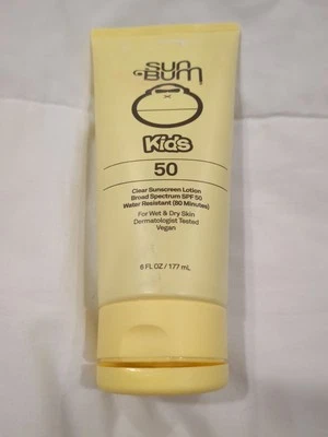 Sun Bum Kids SPF 50 Clear Sunscreen Lotion Water Resistant 6 Oz EXP 03/2026- New - Image 1 of 4