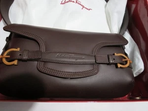 Salvatore Ferragamo Top Handle Bag / Hug Bag (braun/schoco) - Bild 1 von 22
