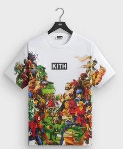 Marvel vs. Capcom | Kith New Age of Heroes All-Over Printed Tee White Size L - Bild 1 von 3