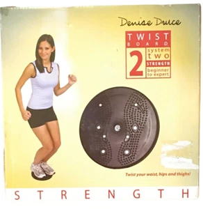 Fitness Essentials Denise Druce Twist Board Strength Training System 2 - Picture 1 of 12
