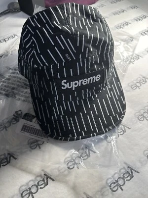 FW24 Supreme Military Camp Cap Black Raindrop Camo 2024 - Image 1 of 3