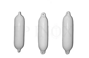 3 x Pare Battage Blanc 110 x 460 mm Neuf - Bateau - Imagen 1 de 1