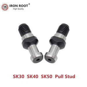 5P SK50 75 Degree M24 Coolant CNC Tool Pull Nail Bolt Fixed Knob Mill Holder - Picture 1 of 6