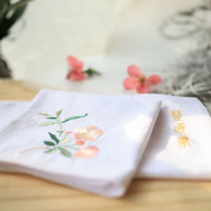 The Husky and His White Cat Shizun Chu Wanning Mo Ran Handkerchief 30cm - Picture 1 of 9