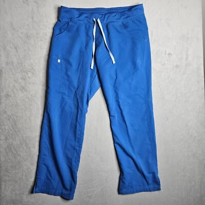 Pantalones Exfoliantes Figs Para Hombre Grandes Azul Cordones Ajustables Bolsillo Médico Elástico Foto 1 de 4