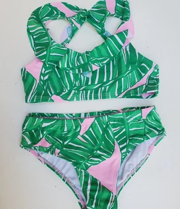 Lilly Pulitzer Girls Mini Kasme Bikini UPF 50+ Let’s Go Bananas 4 (05080B) - Picture 1 of 9