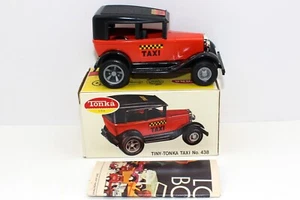Tiny Tonka #438 Taxi 1970 NIB Look Book Excellent unplayed w/ condition Box - Picture 1 of 5