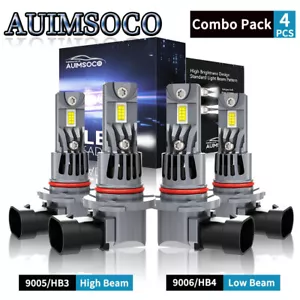 For Chevrolet Silverado 2500 1999-2006 Super Bright High Low Beam LED Headlights - Picture 1 of 16
