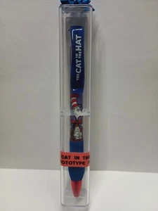 EL GATO EN EL SOMBRERO DR. SEUSS PEN GEL BALLPOINT CLIC PROTOTIPO RARO CON ESTUCHE - Imagen 1 de 9