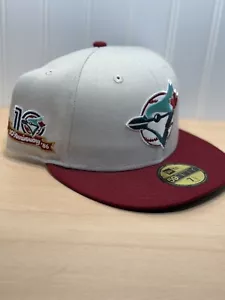 Hat Club New Era Toronto Blue Jays 10th Anniversary Stone 7 1/2 NEW NEVER WORN🐦 - Picture 1 of 4