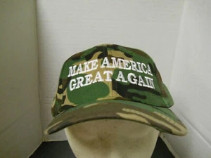 Make America Great Again Trump Camouflage Embroidered Baseball Hat Adjustable - Picture 1 of 4