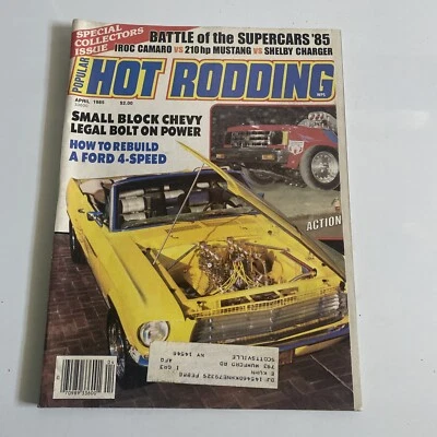 1985 Apr Popular Hot Rodding Magazine Legal Bolt On Power (MH393) - Image 1 of 3