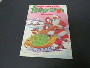 RARE - Christmas With Mother Goose Coloring Book - Vintage 1984 - Foto 1 di 11