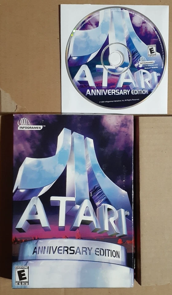 Atari Anniversary PC Game CD-ROM Includes 12 Classic Arcade Hits VG Shape/Tested - Image 1 of 1
