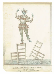 GRAVURE GARREAU c. 1845 / cirque forain cups and balls magie - Picture 1 of 1