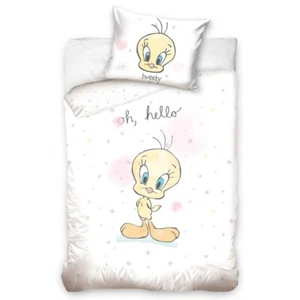 Looney Tunes Tweety Bird Toddler/Baby Size Duvet Cover Set 90 x 120 cm COTTON - Picture 1 of 1