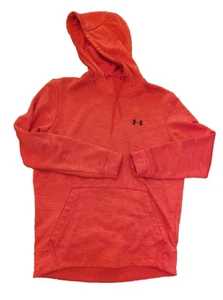 Under Armour Small S Cold Gear Hoodie Red Loose Long Sleeve - Picture 1 of 7