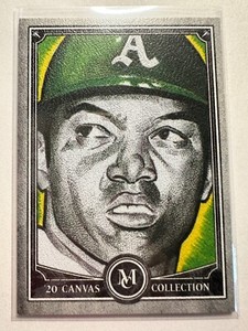 K60,186 - 2020 Topps Museum Collection Canvas Reprints #CCR39 Reggie Jackson