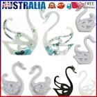 AU 2pcs Jewellery Making Supplies Candles Ornaments Swan Resin Mold Home Decor G