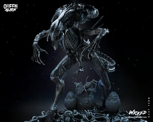 Alien Queen Xenomorph from Aliens (1986) BUST Resin printed DIY model kit - Picture 1 of 8