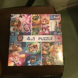 KINDER PAW PATROL 4 IN 1 PUZZLE BOX 4+ GEBURTSTAG WEIHNACHTEN - Bild 1 von 1