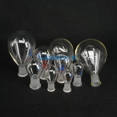 5-2000ml Quickfit Joint Lab Glass Rotary Evaporator Flask Round-Bottom Ware - Image 1 of 4