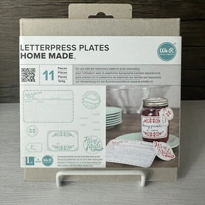 We R Memory Keepers Lifestyle Letterpress Plates HOMEMADE Scrapbooking Crafts - Picture 1 of 2