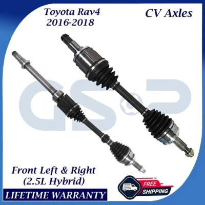 Ejes CV delanteros GSP OEM para Toyota Rav4 2016-2018 híbrido 2,5 L garantía de por vida Foto 1 de 4