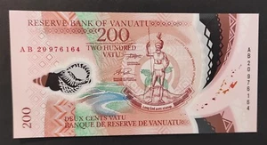Vanuatu ex New Hebrides 200 Vatu Banknote New (UNC) 2020 P-12 - Picture 1 of 2