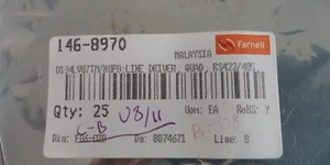 LOTTO 7 UNITÀ DS34LV87 TM/NDPB LINE DRIVER RS422/485 SMD - Foto 1 di 2