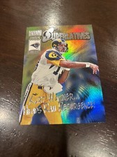 2000 SkyBox Superlatives St. Louis Rams Football Card #15 Kurt Warner
