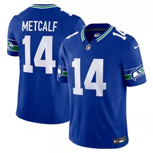 Nike DK Metcalf Seattle Seahawks Vapor F.U.S.E. Royal Throwback Limited Jersey S - Bild 1 von 7