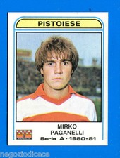 SOCIATORI PANINI 1980-81 - figure - sticker no. 264 - PAGANELLI - PISTOIESE - NEW