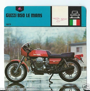FICHE CARTEGUZZI 850 LE MANS - Picture 1 of 1